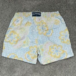 Vilebrequin Men’s Floral Patterned Swim Shorts Size Large